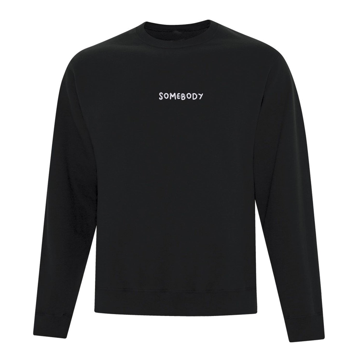 Crewneck "Somebody" brodé