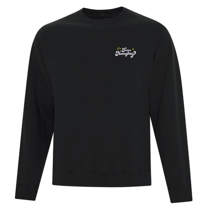 Crewneck "Team Naughty" brodé