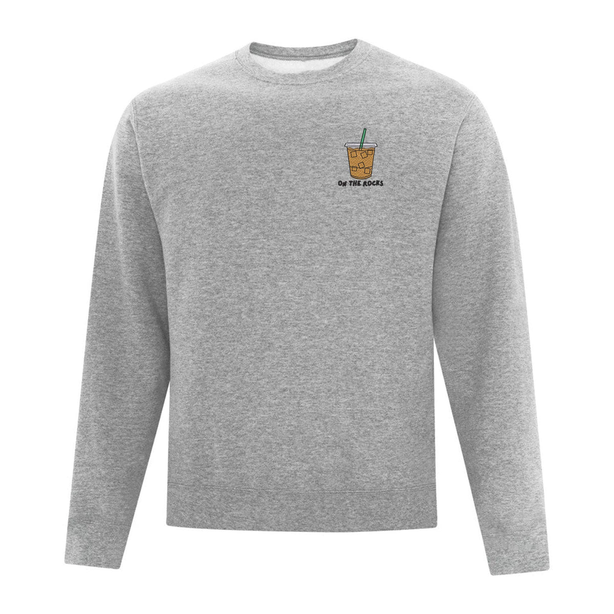 Crewneck "On The Rocks" brodé
