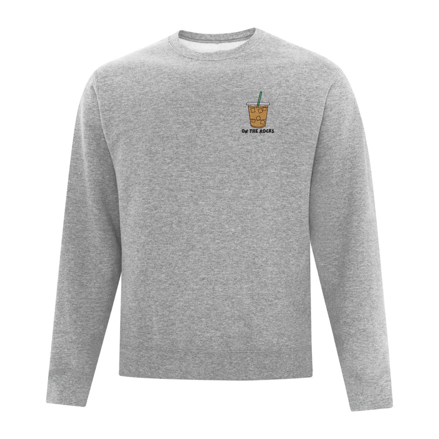Crewneck "On The Rocks" brodé
