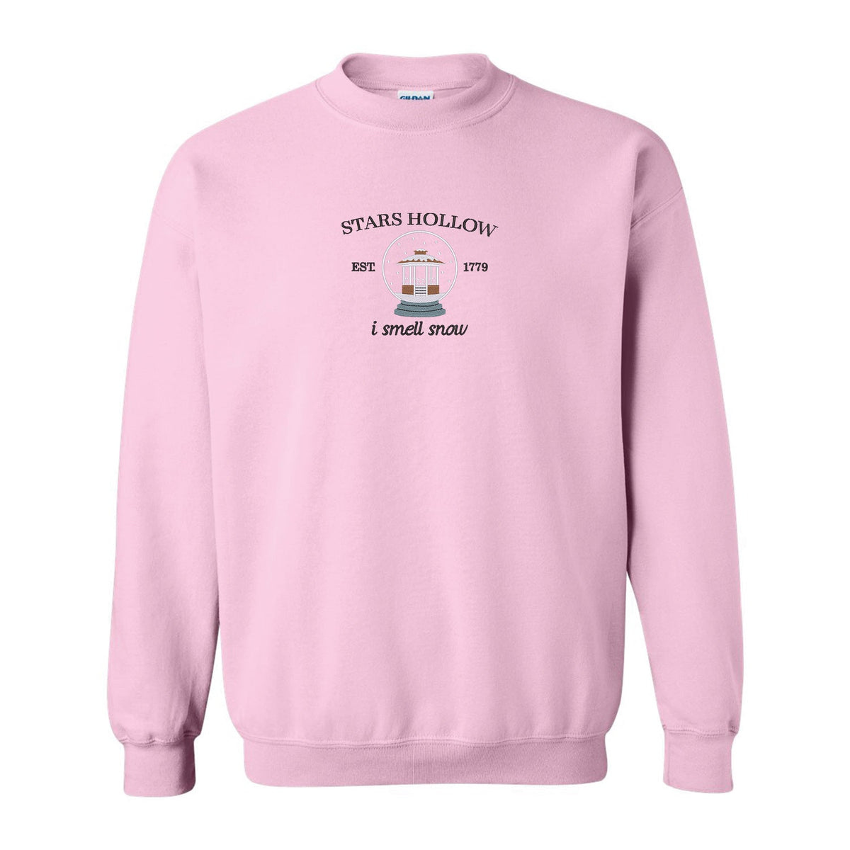 Crewneck "I smell snow" brodé