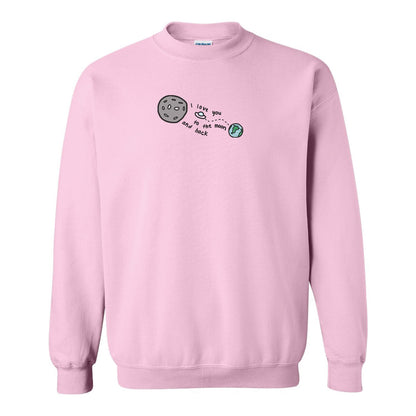 Crewneck Moon and Back brodé