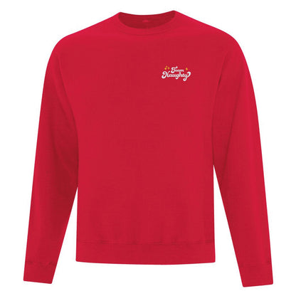 Crewneck "Team Naughty" brodé
