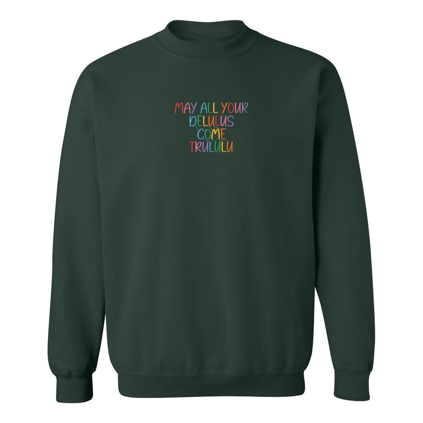 Crewneck Delulus brodé