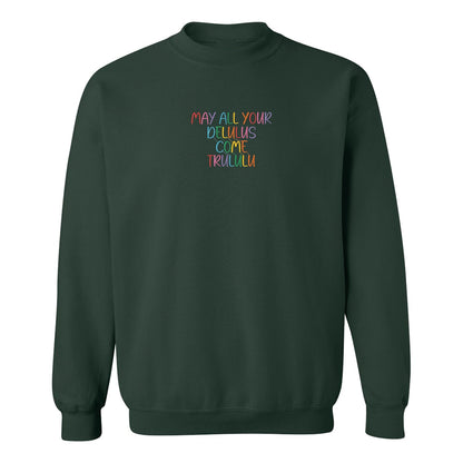 Crewneck Delulus brodé