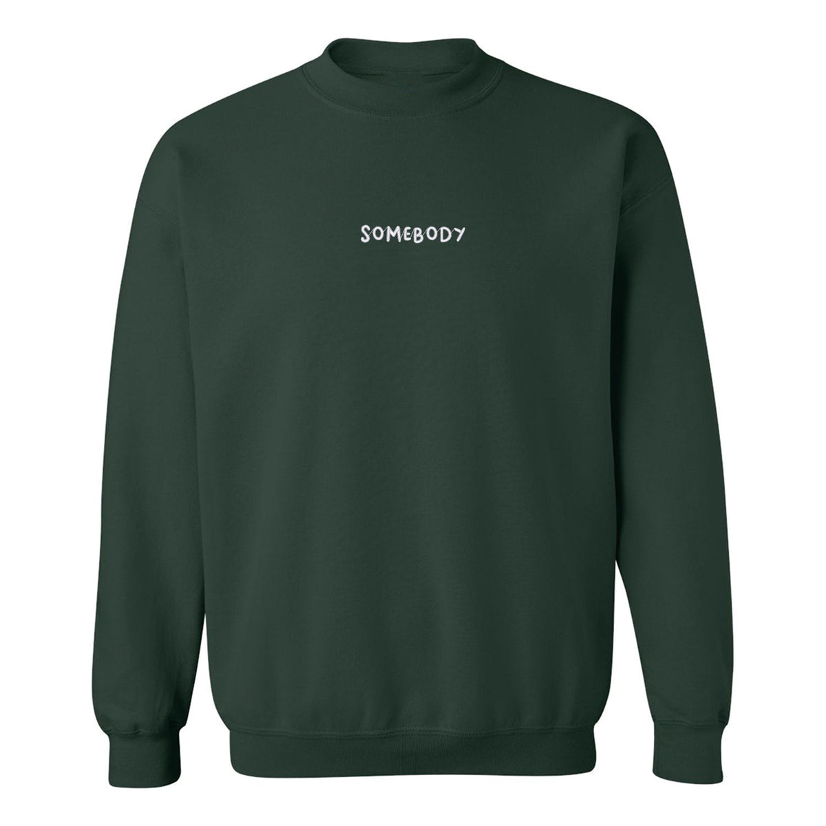 Crewneck "Somebody" brodé