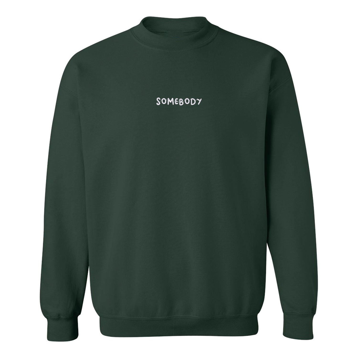 Crewneck "Somebody" brodé