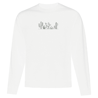Crewneck Cactus brodé