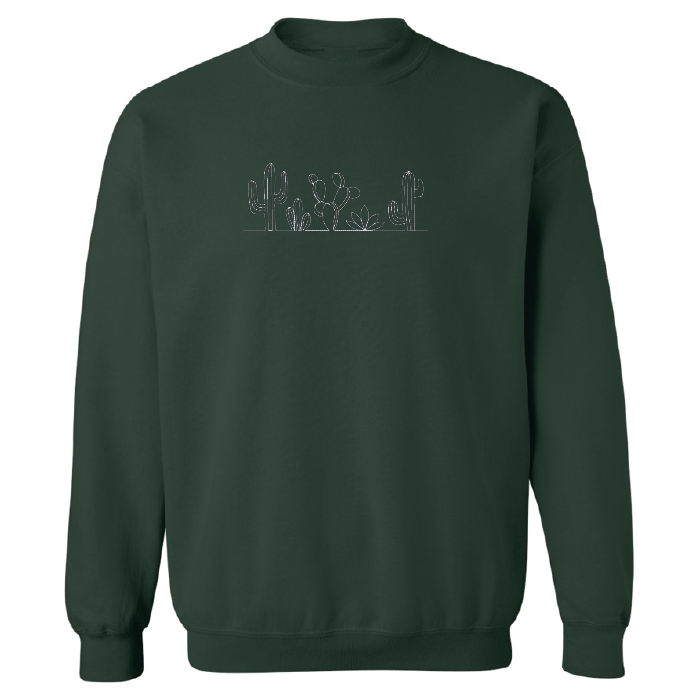 Crewneck Cactus brodé