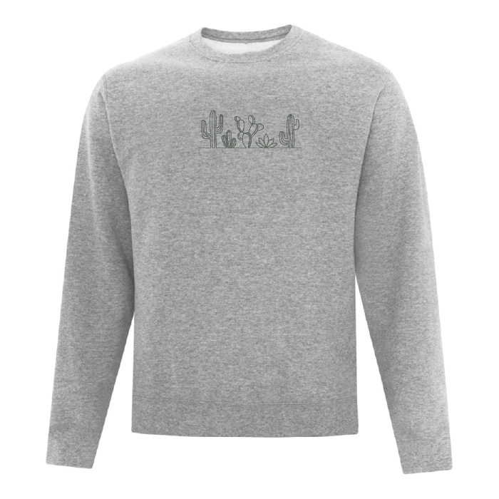 Crewneck Cactus brodé