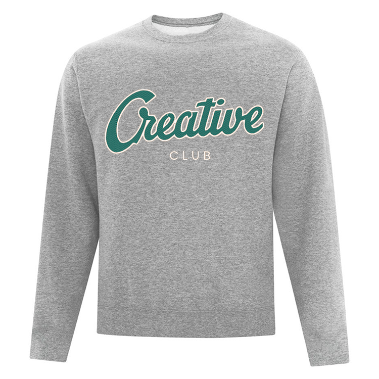 Crewneck "Creative Club" brodé