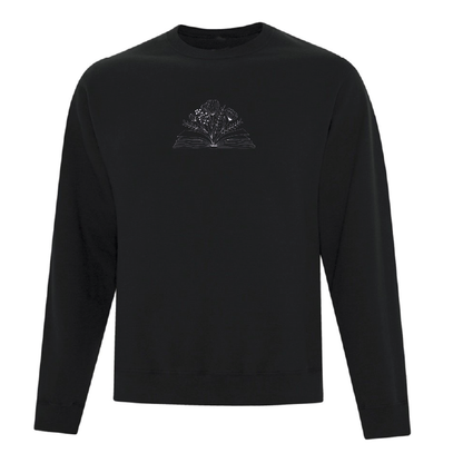 Crewneck Blooming Book brodé