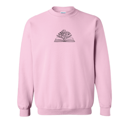 Crewneck Blooming Book brodé