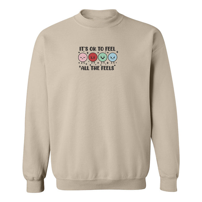 Crewneck "Feel all the Feels" brodé