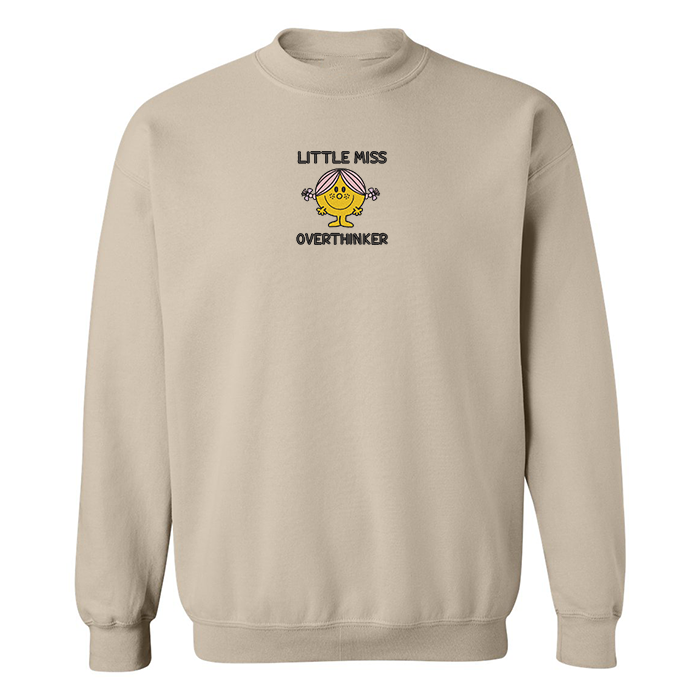 Crewneck "Little Miss Overthinker" brodé