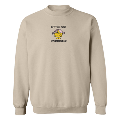 Crewneck "Little Miss Overthinker" brodé