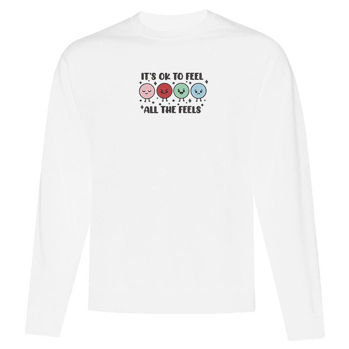 Crewneck "Feel all the Feels" brodé