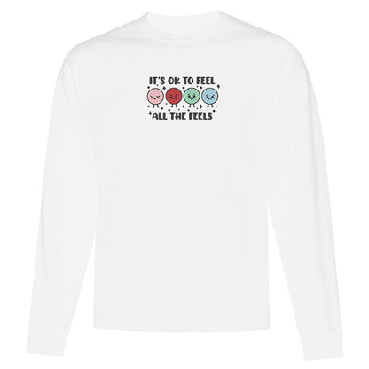Crewneck "Feel all the Feels" brodé
