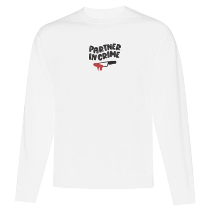 Crewneck "Partner in Crime" brodé
