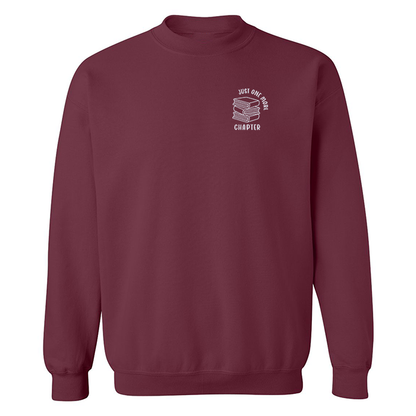 Crewneck "One More Chapter" brodé