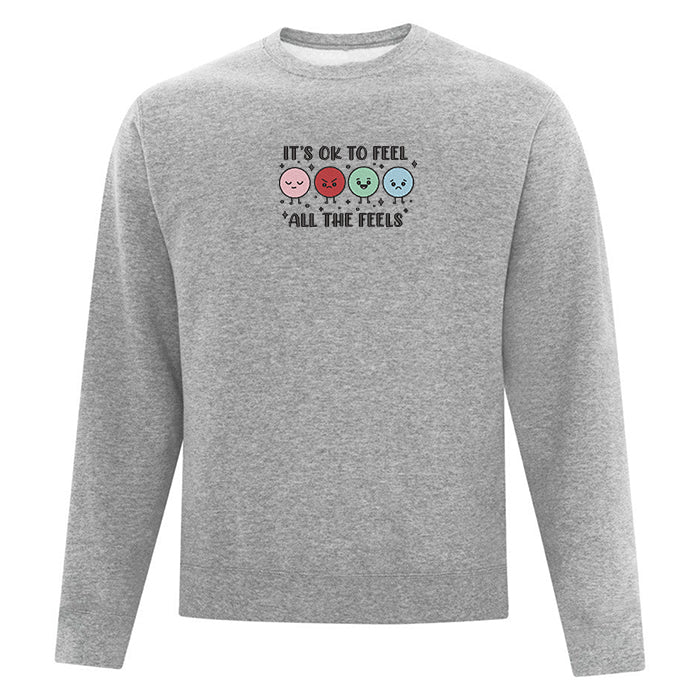 Crewneck "Feel all the Feels" brodé