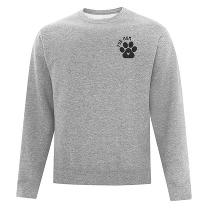 Crewneck "Fur Mom" brodé