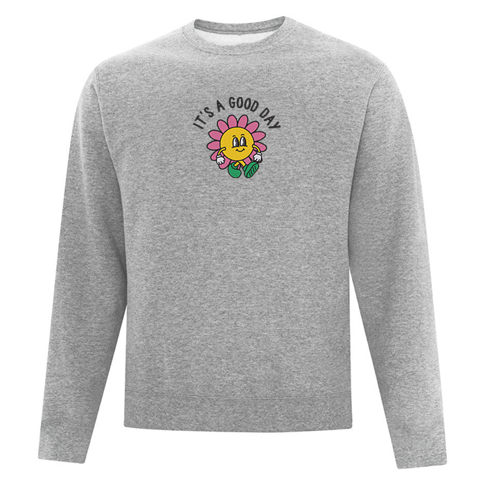 Crewneck "It's a Good Day" brodé