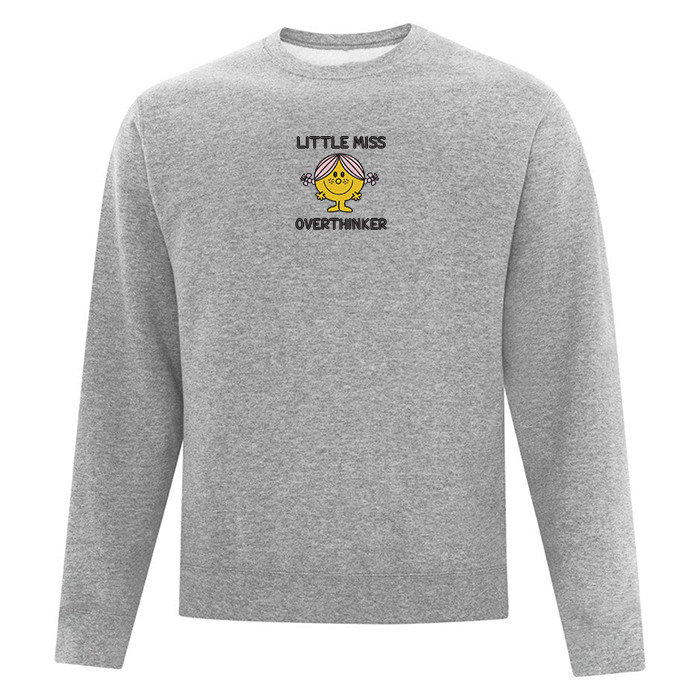 Crewneck "Little Miss Overthinker" brodé