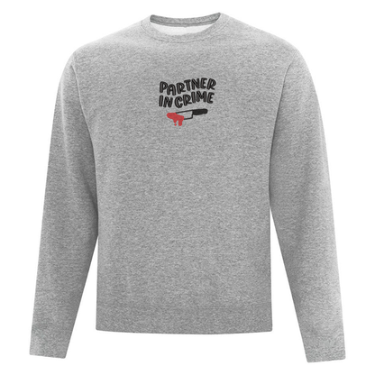 Crewneck "Partner in Crime" brodé