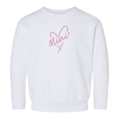 Crewneck Mini Love pour tout petits brodé