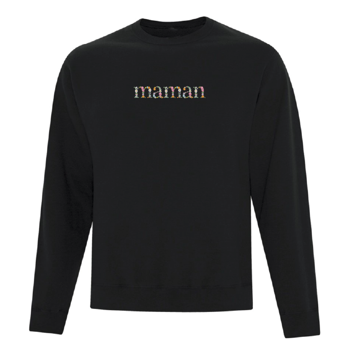 Crewneck "Maman" brodé