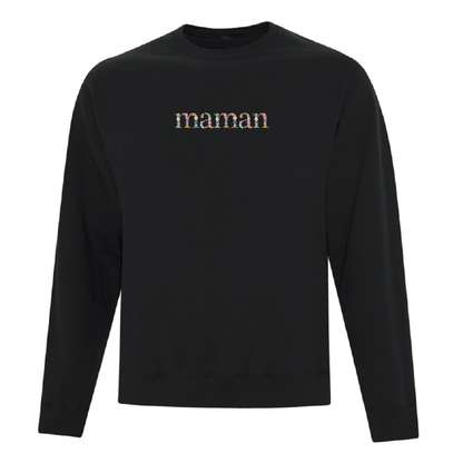 Crewneck "Maman" brodé