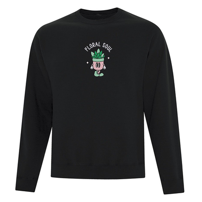 Crewneck "Floral Soul" brodé