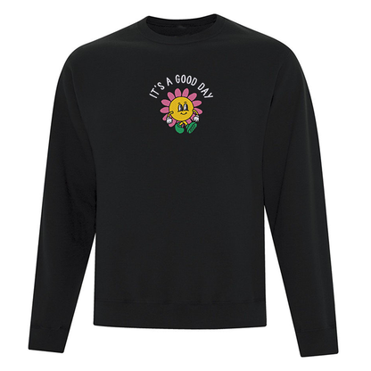 Crewneck "It's a Good Day" brodé