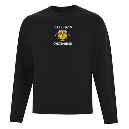 Crewneck "Little Miss Overthinker" brodé