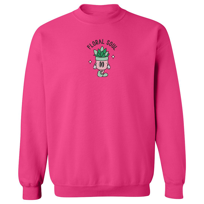 Crewneck "Floral Soul" brodé