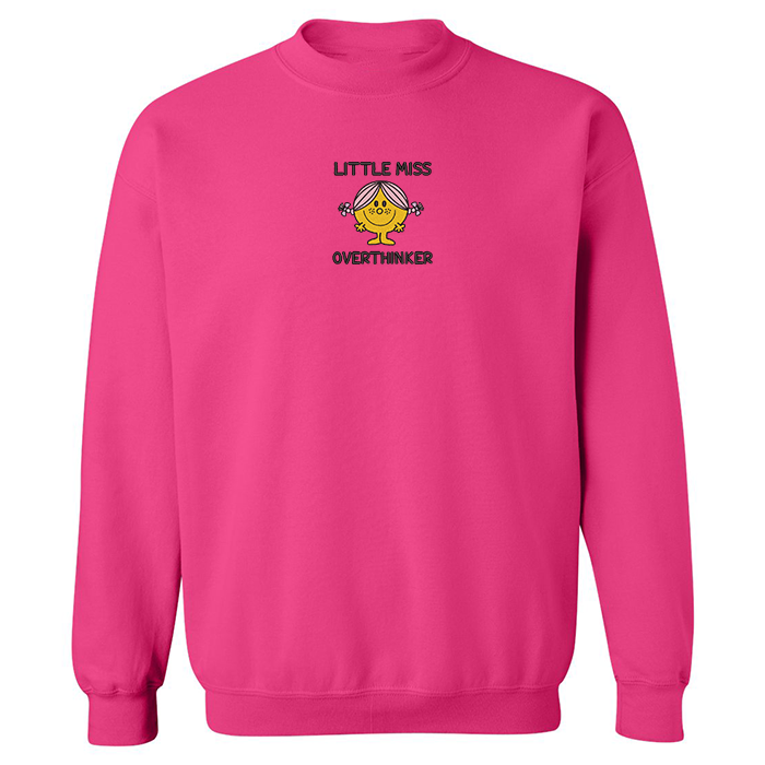 Crewneck "Little Miss Overthinker" brodé