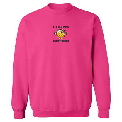 Crewneck "Little Miss Overthinker" brodé