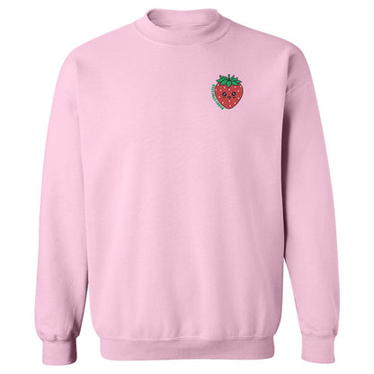 Crewneck "Berrystressed" brodé