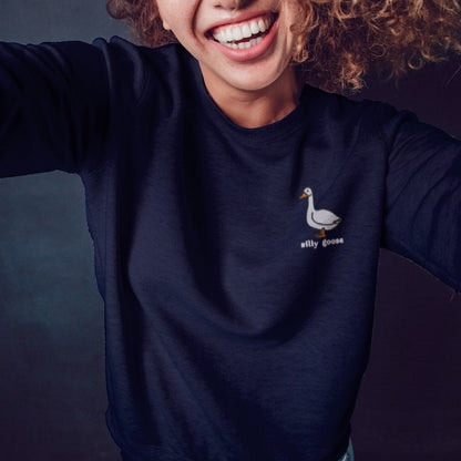 Crewneck Silly Goose brodé