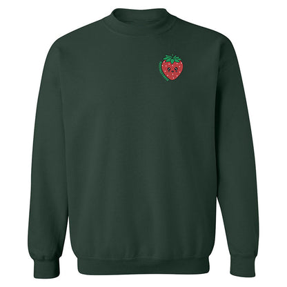 Crewneck "Berrystressed" brodé