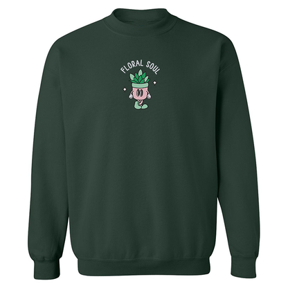 Crewneck "Floral Soul" brodé