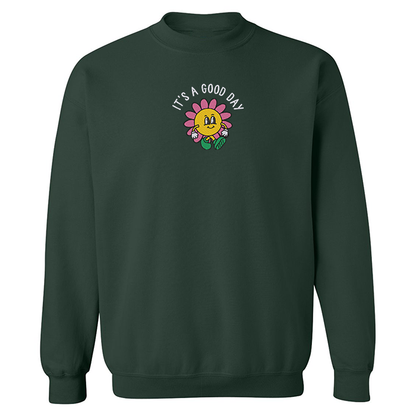 Crewneck "It's a Good Day" brodé