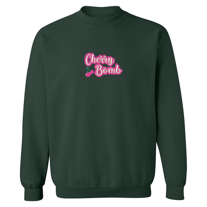 Crewneck "Cherry Bomb" brodé