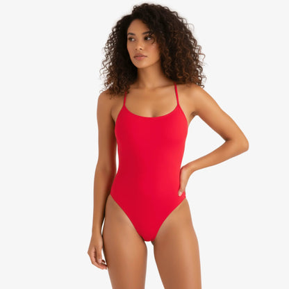 Crimson X-Back One-Piece Training Swimsuit by Norca