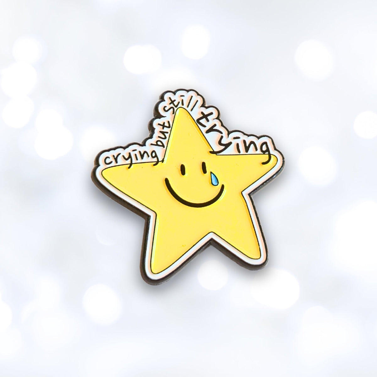 Crying But Still Trying | Collectible Pin - Products Added