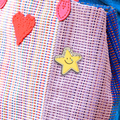 Crying But Still Trying | Collectible Pin - Products Added