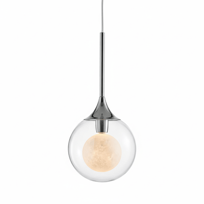 Crystal Orb Adjustable Pendant Lamp