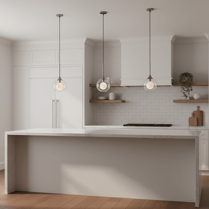 Crystal Orb Adjustable Pendant Lamp