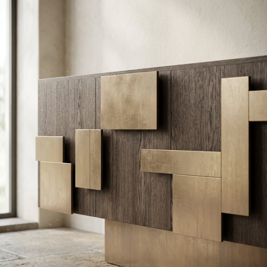 Cubic Collision Modern Credenza
